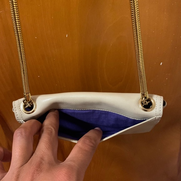 Designer TUSK Leather Micro Crossbody Purse - Picture 6 of 8